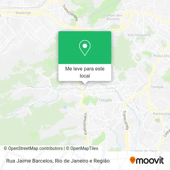 Rua Jaime Barcelos mapa