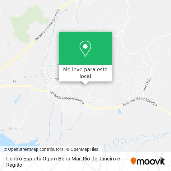Centro Espírita Ogum Beira Mar mapa