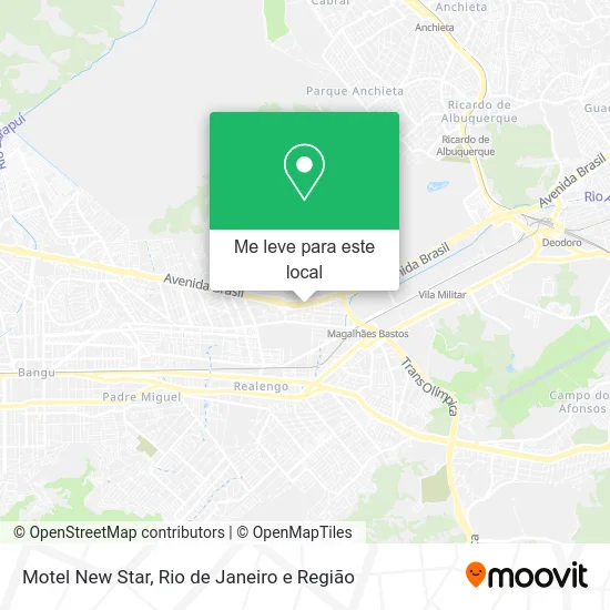 Motel New Star mapa