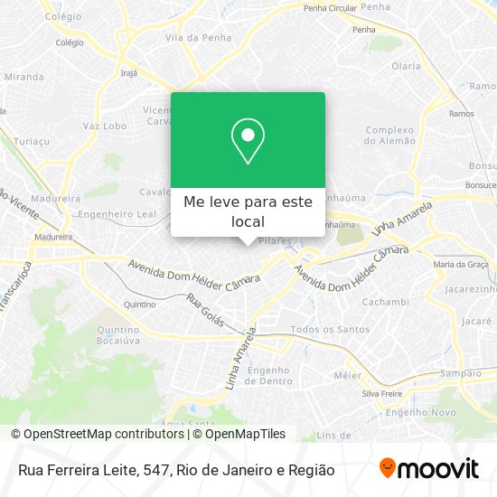 Rua Ferreira Leite, 547 mapa