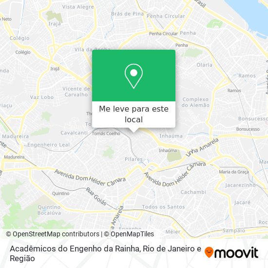 Acadêmicos do Engenho da Rainha mapa