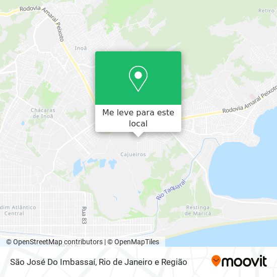 São José Do Imbassaí mapa