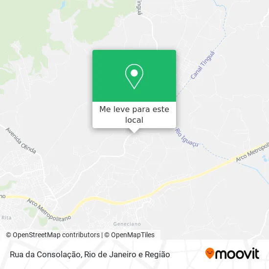 Rua da Consolação mapa