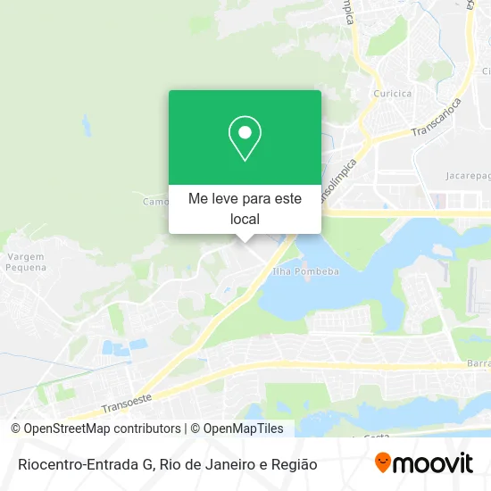 Riocentro-Entrada G mapa