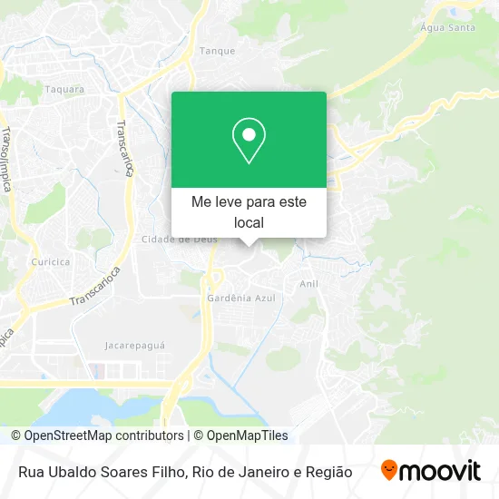 Rua Ubaldo Soares Filho mapa