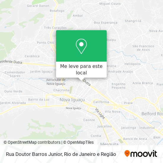 Rua Doutor Barros Junior mapa