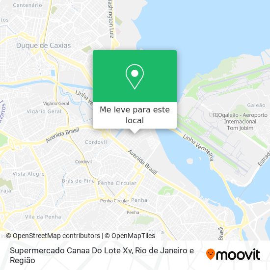 Supermercado Canaa Do Lote Xv mapa