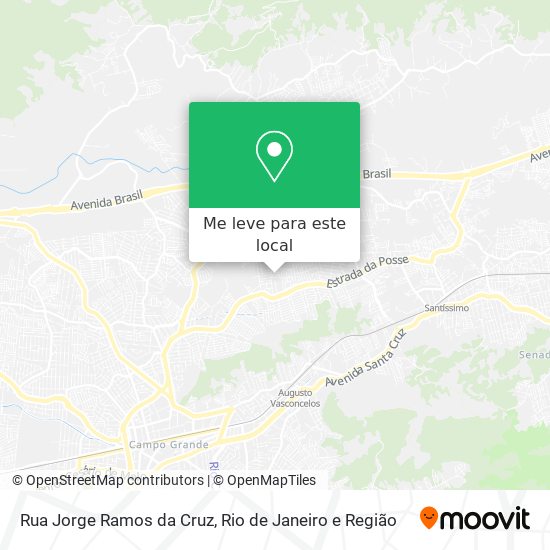 Rua Jorge Ramos da Cruz mapa
