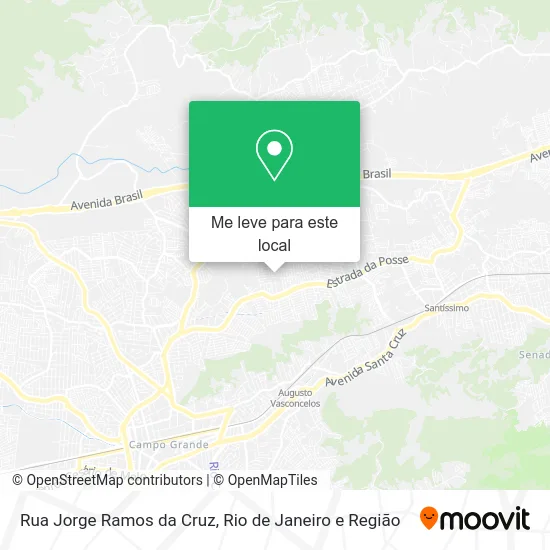Rua Jorge Ramos da Cruz mapa