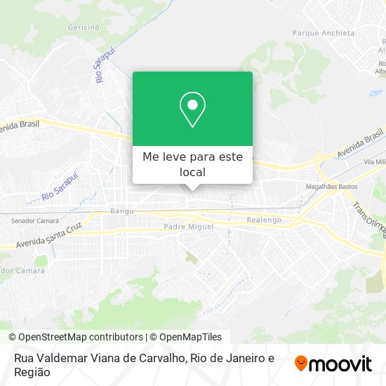 Rua Valdemar Viana de Carvalho mapa