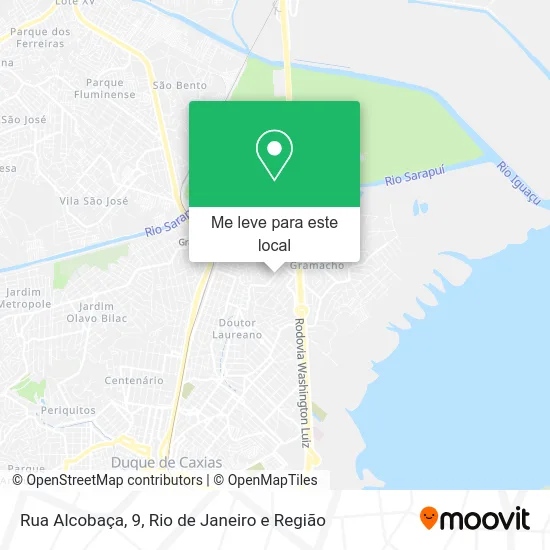 Rua Alcobaça, 9 mapa