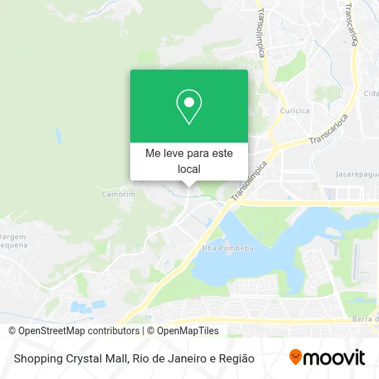 Shopping Crystal Mall mapa