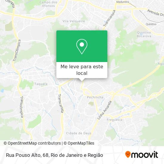 Rua Pouso Alto, 68 mapa