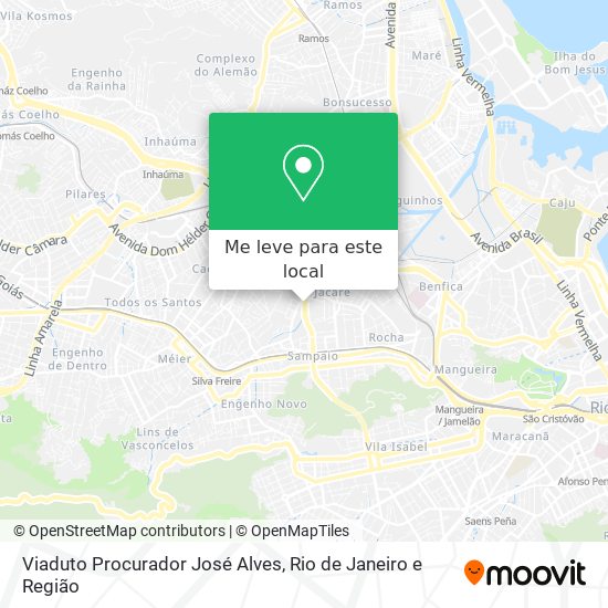 Viaduto Procurador José Alves mapa