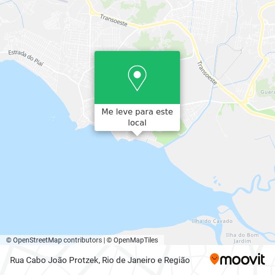 Rua Cabo João Protzek mapa