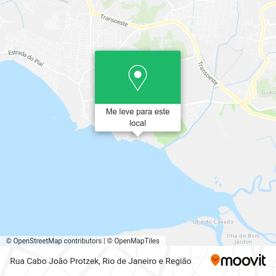 Rua Cabo João Protzek mapa