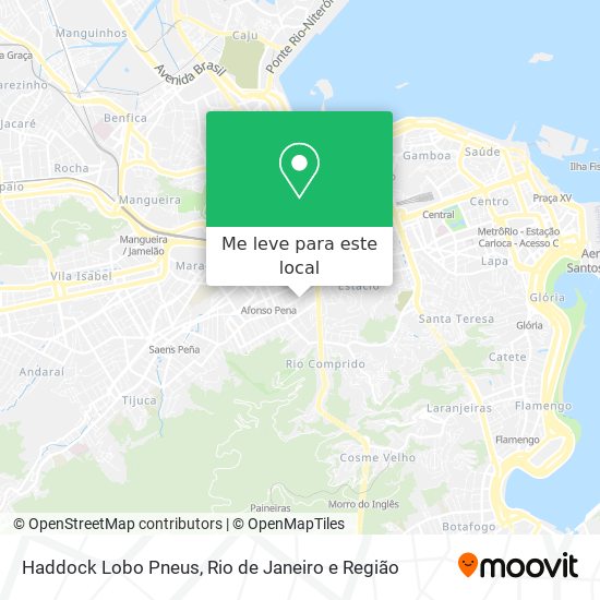 Haddock Lobo Pneus mapa