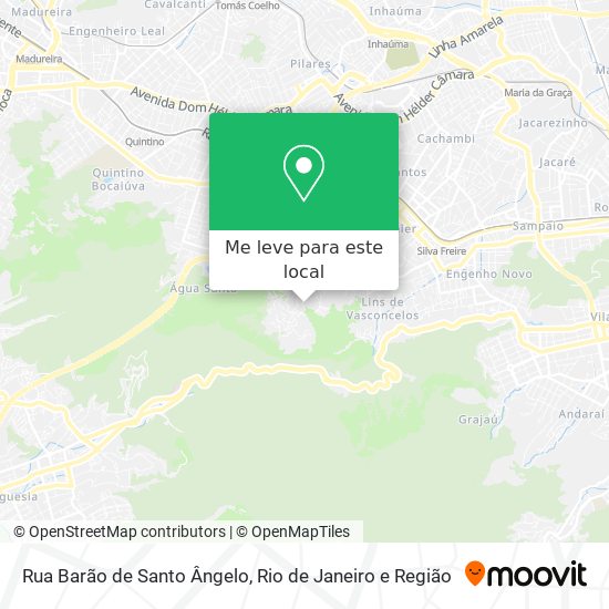 Rua Barão de Santo Ângelo mapa
