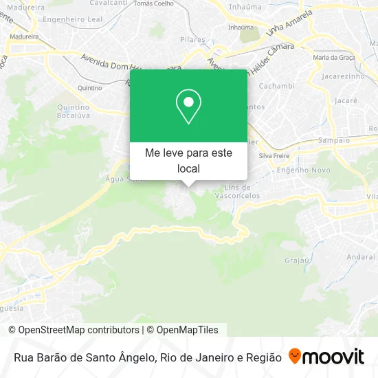 Rua Barão de Santo Ângelo mapa