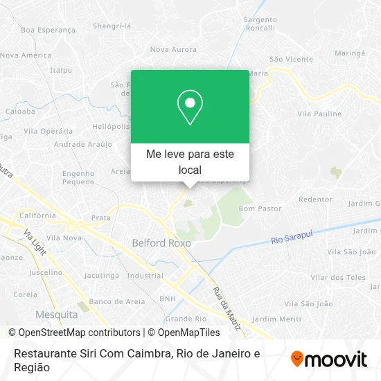 Restaurante Siri Com Caimbra mapa