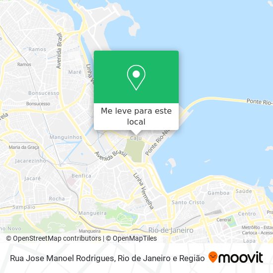 Rua Jose Manoel Rodrigues mapa