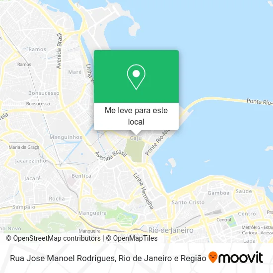 Rua Jose Manoel Rodrigues mapa