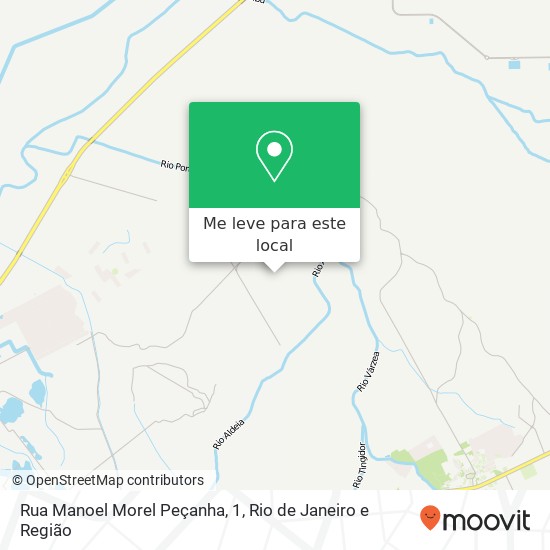 Rua Manoel Morel Peçanha, 1 mapa