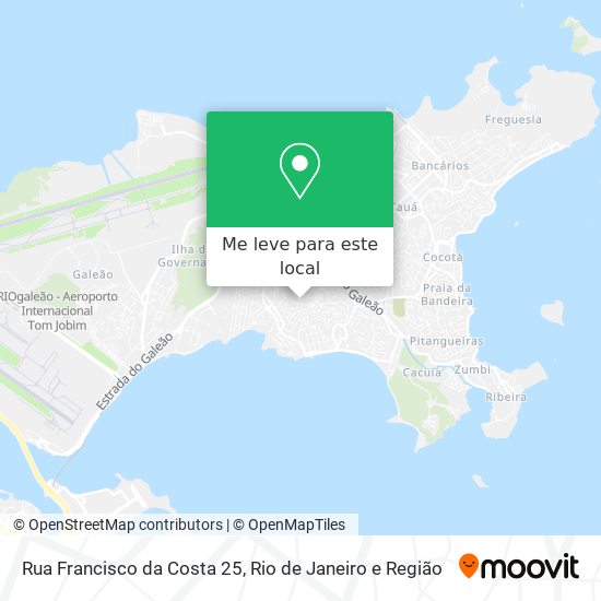 Rua Francisco da Costa 25 mapa