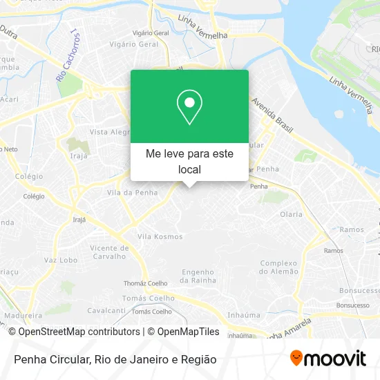 Penha Circular mapa