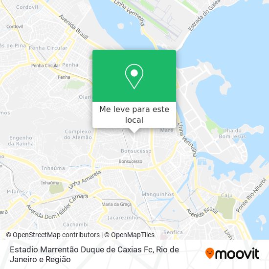 Estadio Marrentão Duque de Caxias Fc mapa