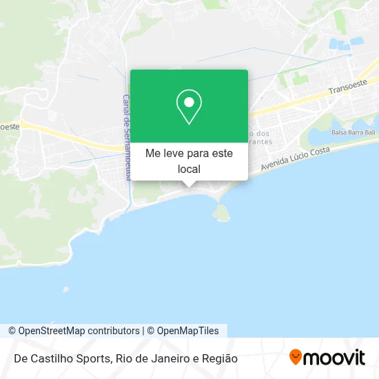 De Castilho Sports mapa