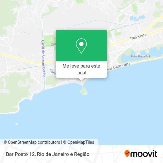 Bar Posto 12 mapa