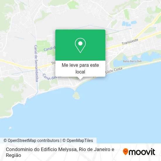 Condomínio do Edificio Melyssa mapa