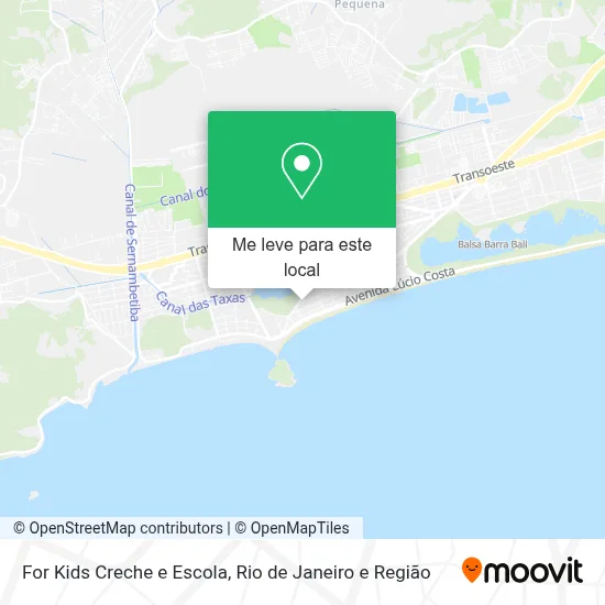 For Kids Creche e Escola mapa