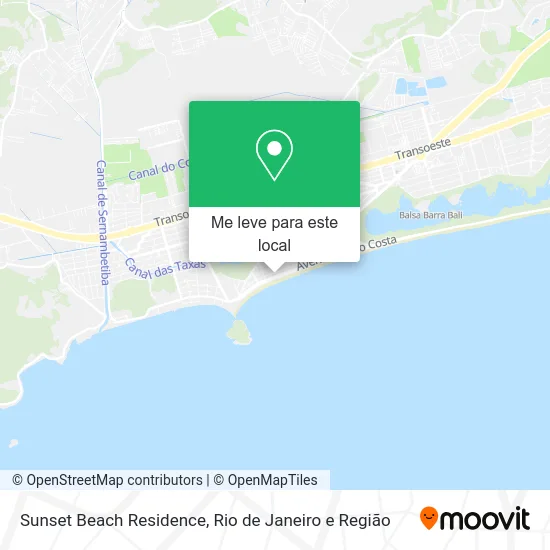 Sunset Beach Residence mapa