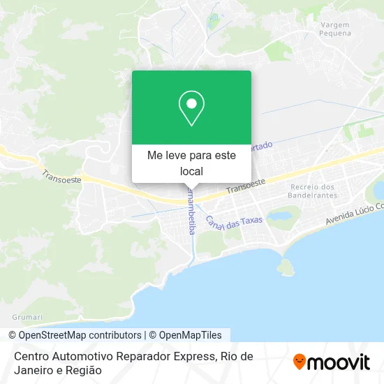 Centro Automotivo Reparador Express mapa