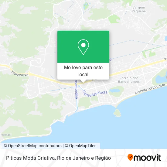 Piticas Moda Criativa mapa
