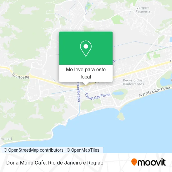 Dona Maria Café mapa