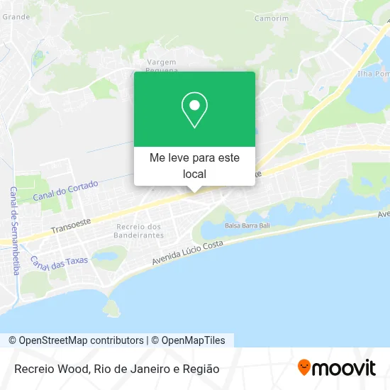 Recreio Wood mapa