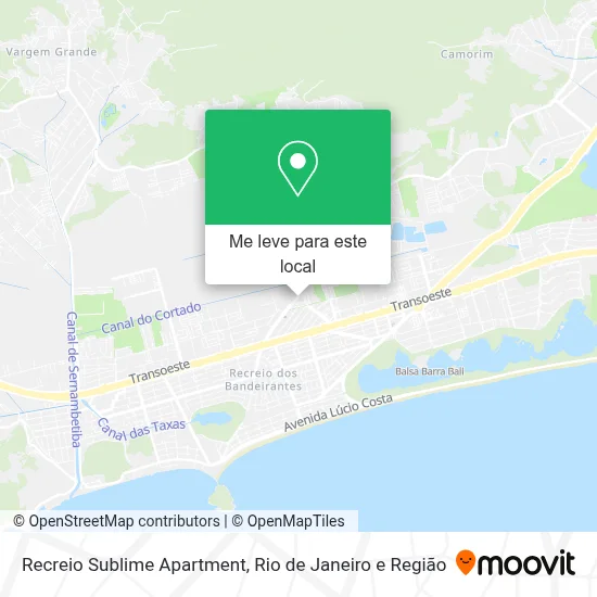 Recreio Sublime Apartment mapa