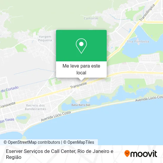 Eserver Serviços de Call Center mapa