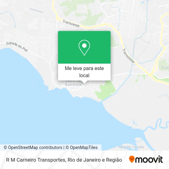R M Carneiro Transportes mapa
