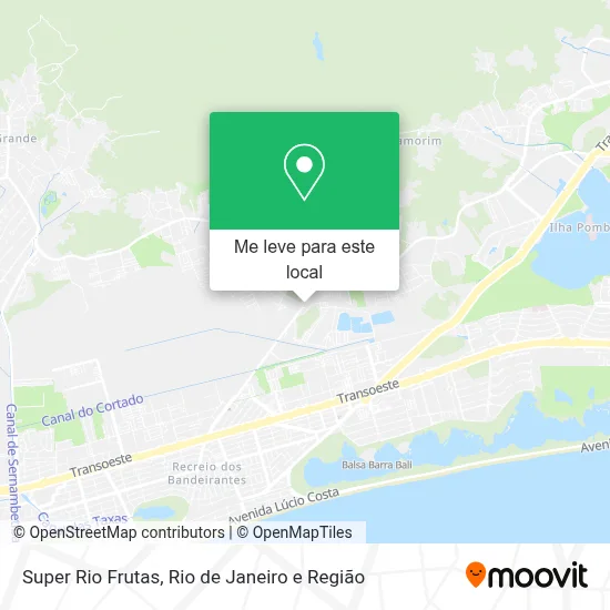 Super Rio Frutas mapa