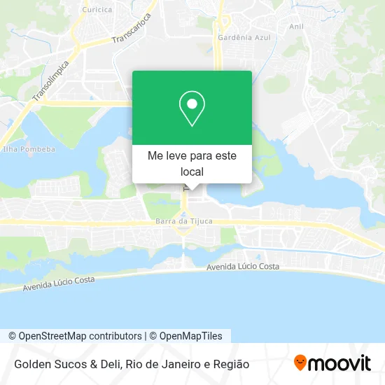 Golden Sucos & Deli mapa