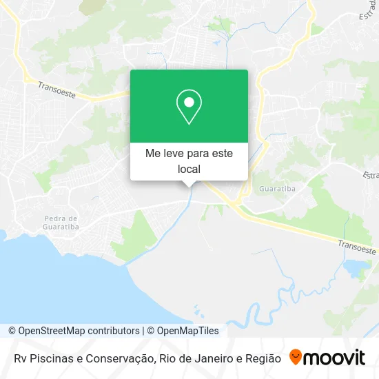 Rv Piscinas e Conservação mapa