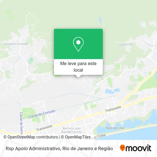 Rsp Apoio Administrativo mapa