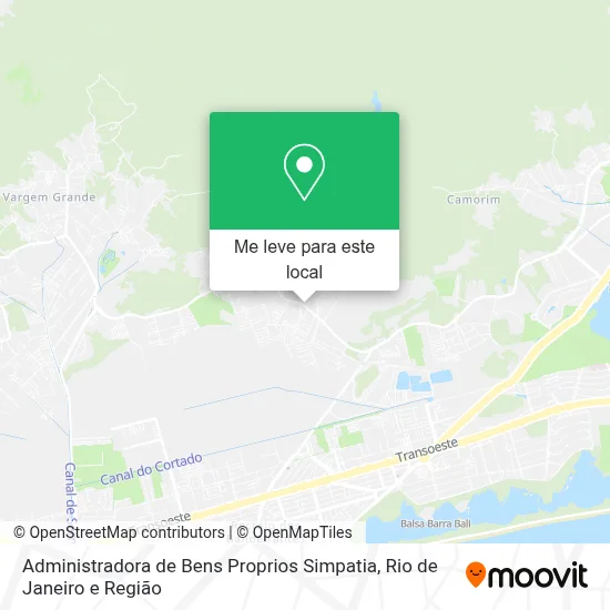 Administradora de Bens Proprios Simpatia mapa