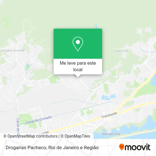 Drogarias Pacheco mapa