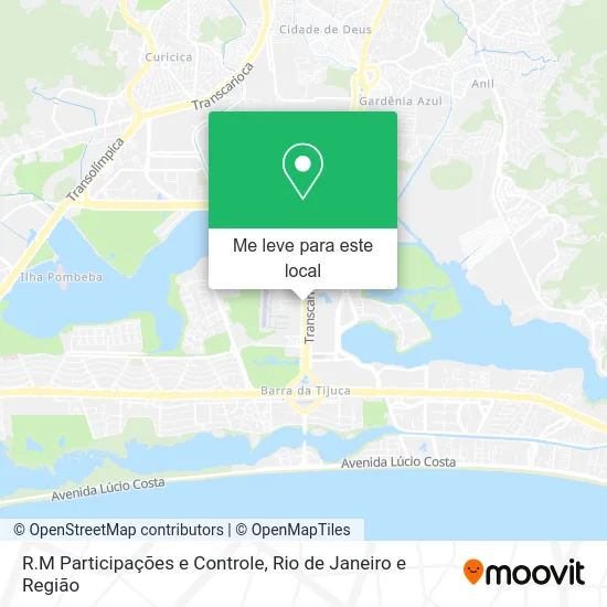 R.M Participações e Controle mapa