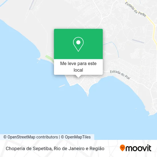Choperia de Sepetiba mapa
